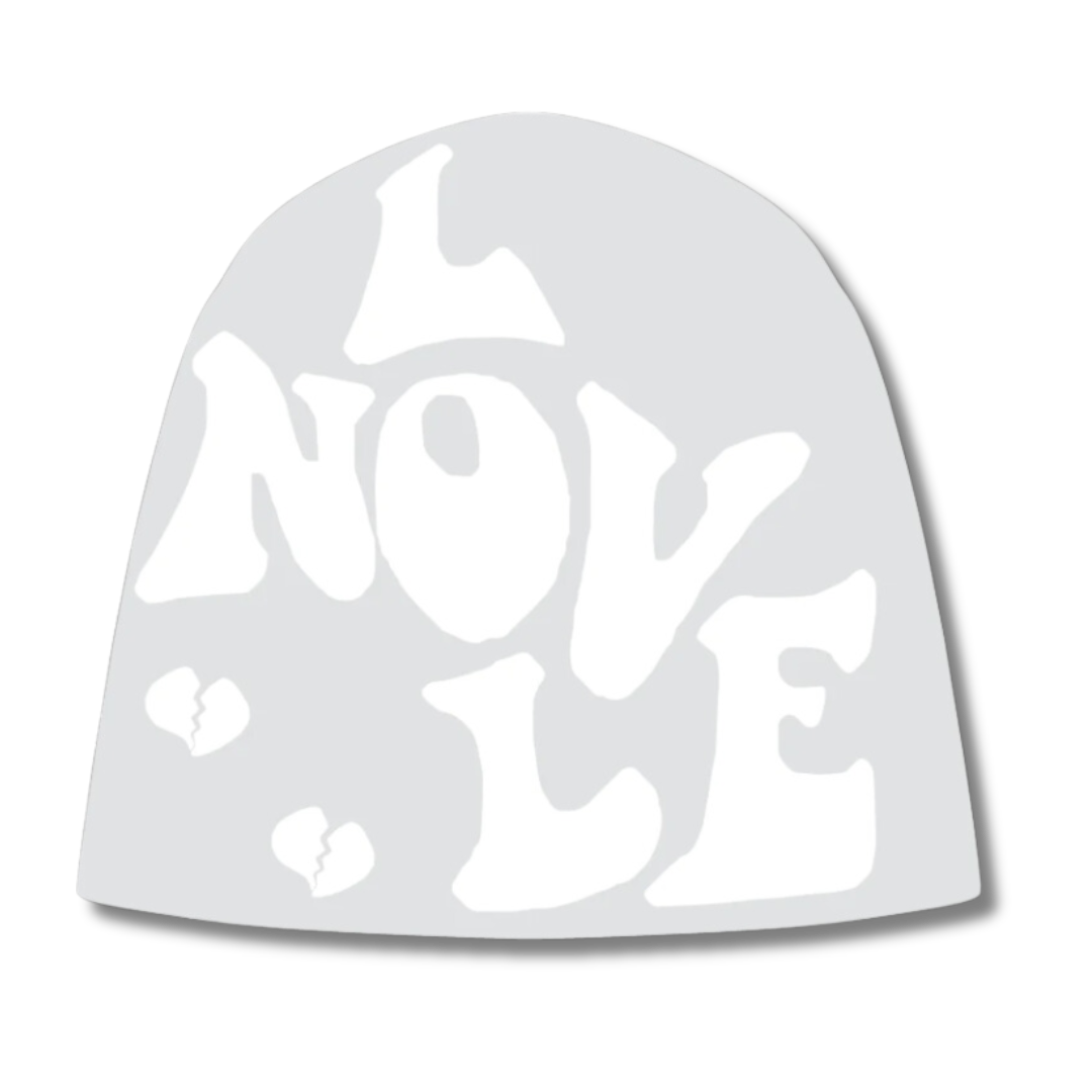 Grey NO LOVE LEFT Beanie